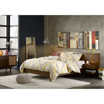 Clark Bed + 2 Attached Nightstands