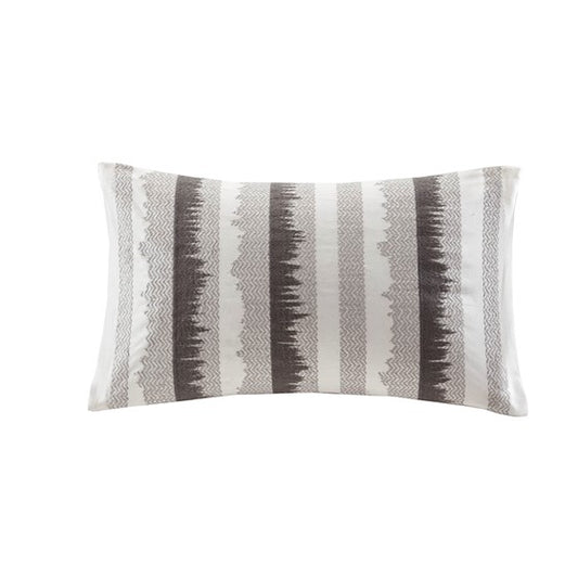 Chet Embroidered Oblong Pillow