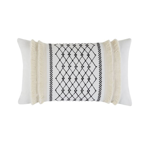 Ivory Bea Embroided Pillow