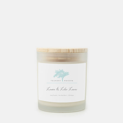 Lemon & Lilac Leaves - 11 oz. Soy Wax Candle